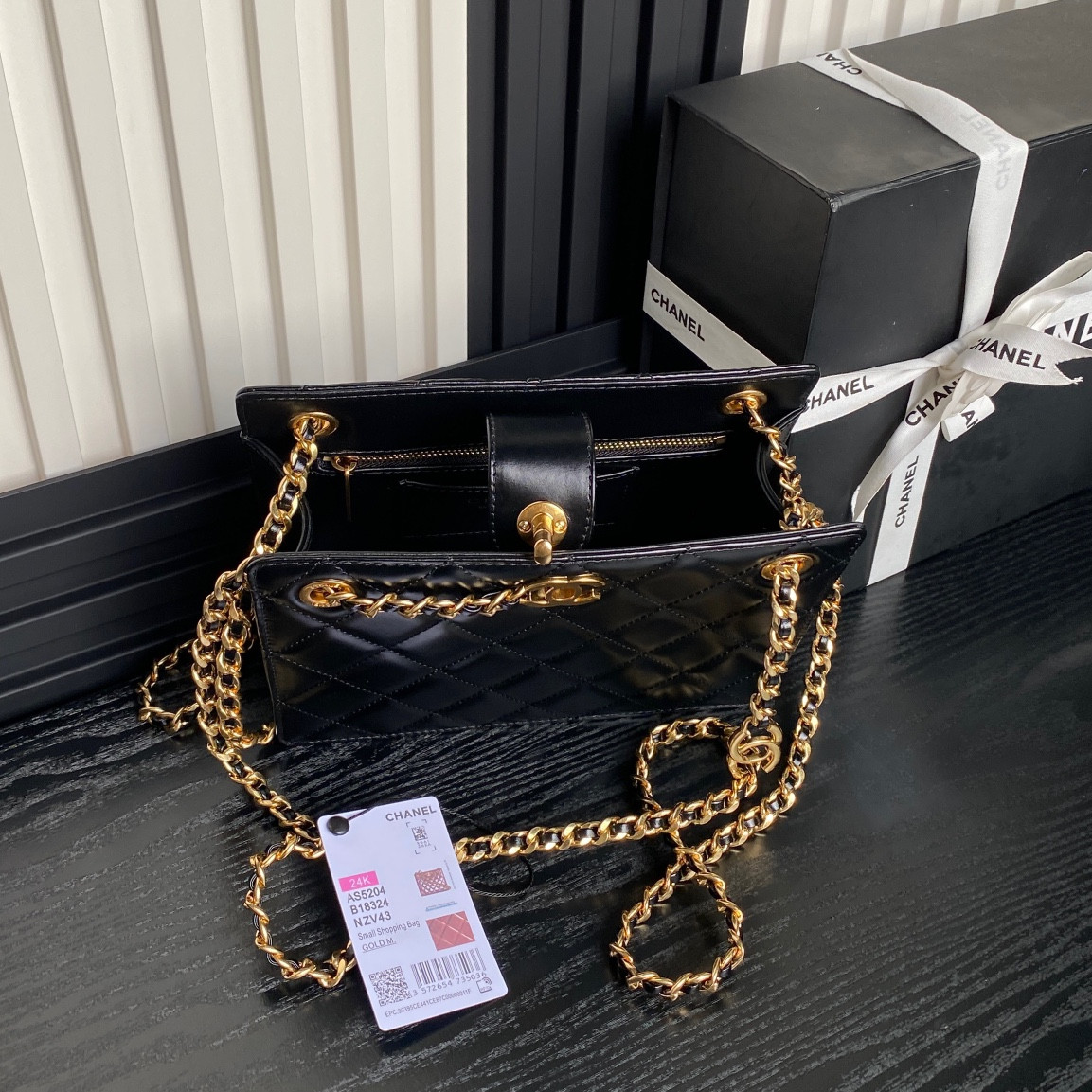 Chanel 24K Handbag 16×21×7cm