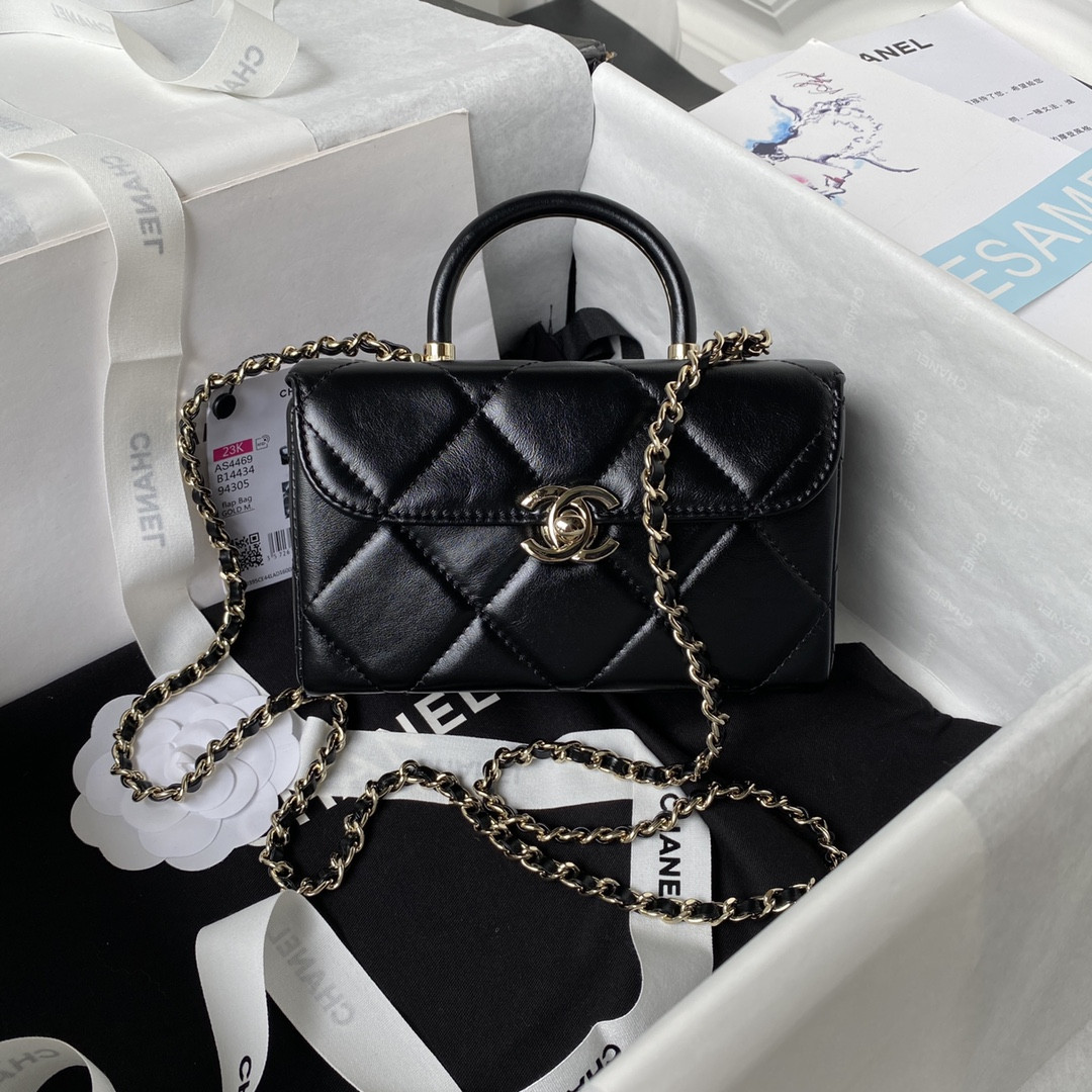 Chanel 23K WALLET ON CHAIN Handbag 10.5×17×8cm