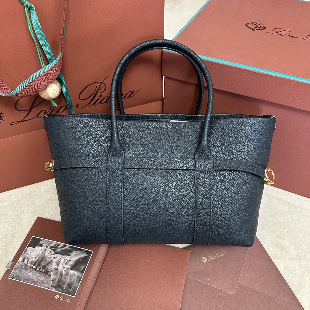 Loro Piana Small Ghiera Shopper 28x19x12cm
