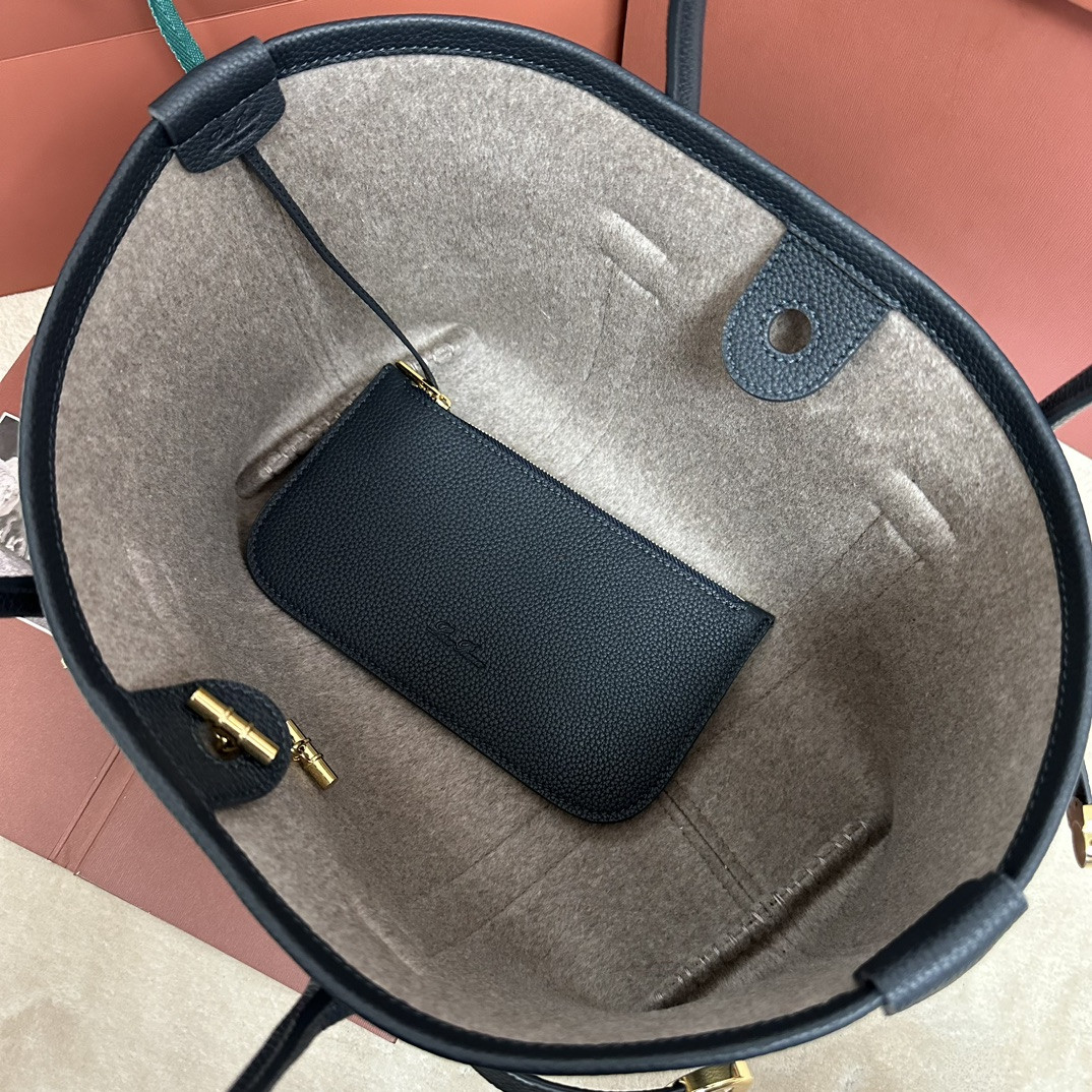 Loro Piana Small Ghiera Shopper 28x19x12cm