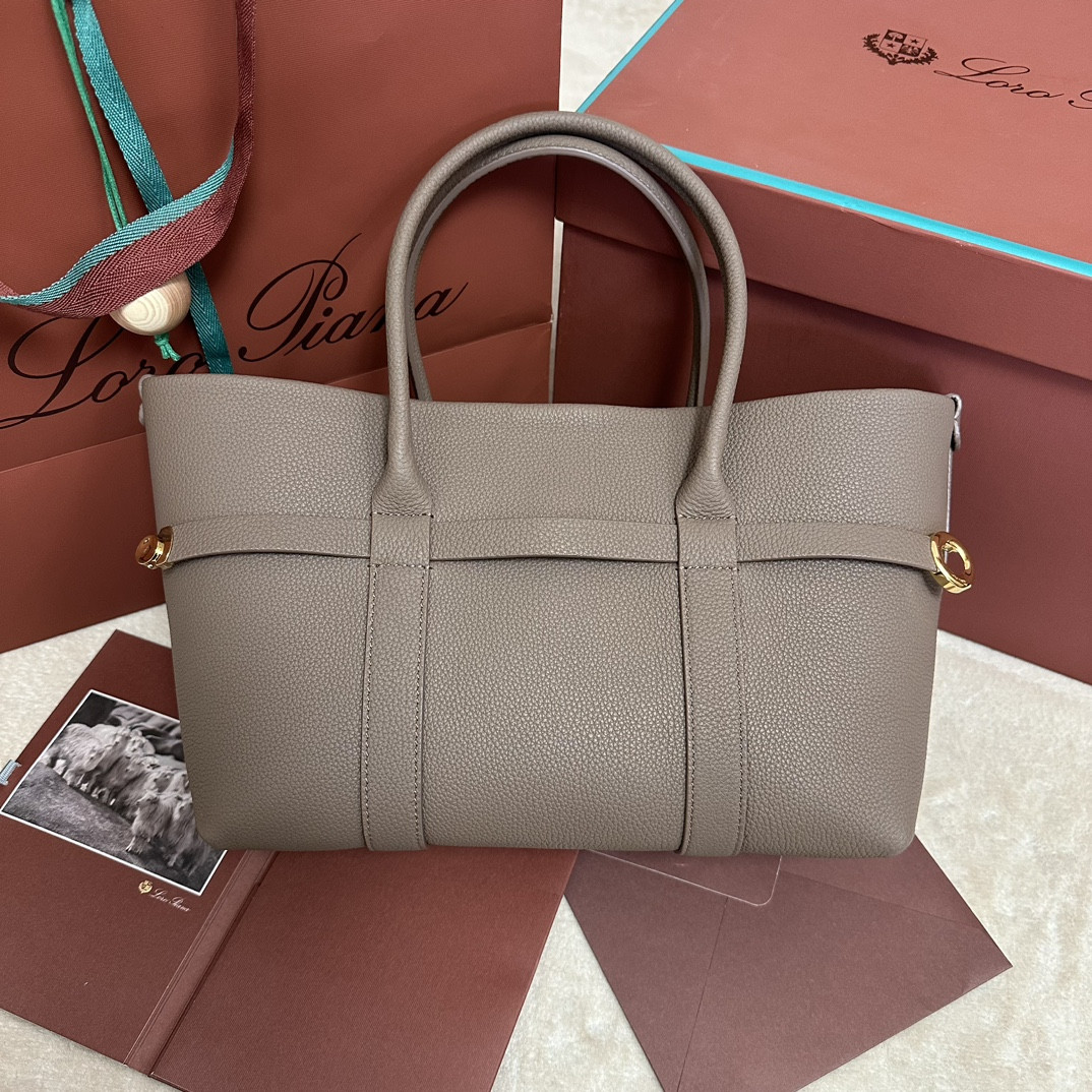 Loro Piana Small Ghiera Shopper 28x19x12cm