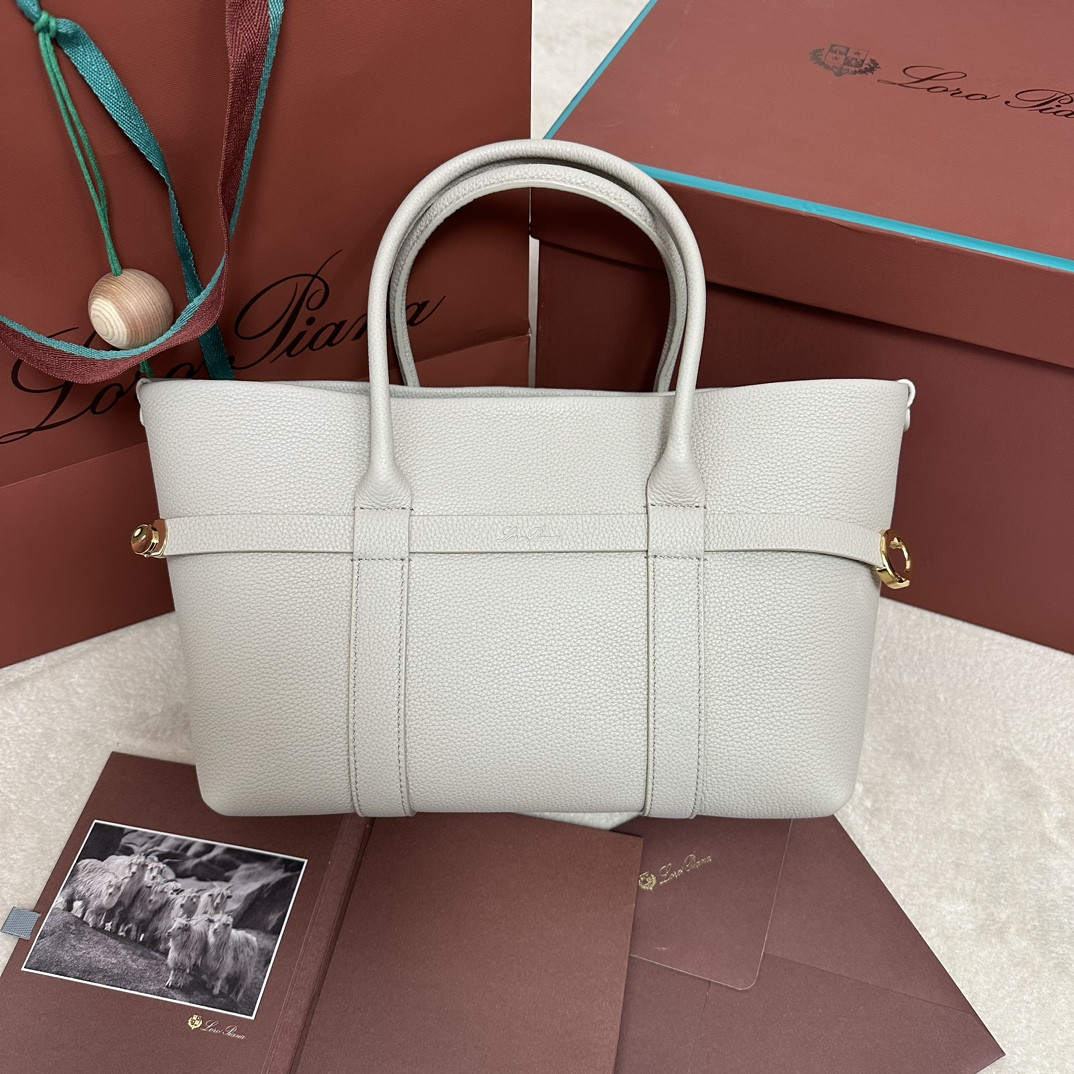 Loro Piana Small Ghiera Shopper 28x19x12cm