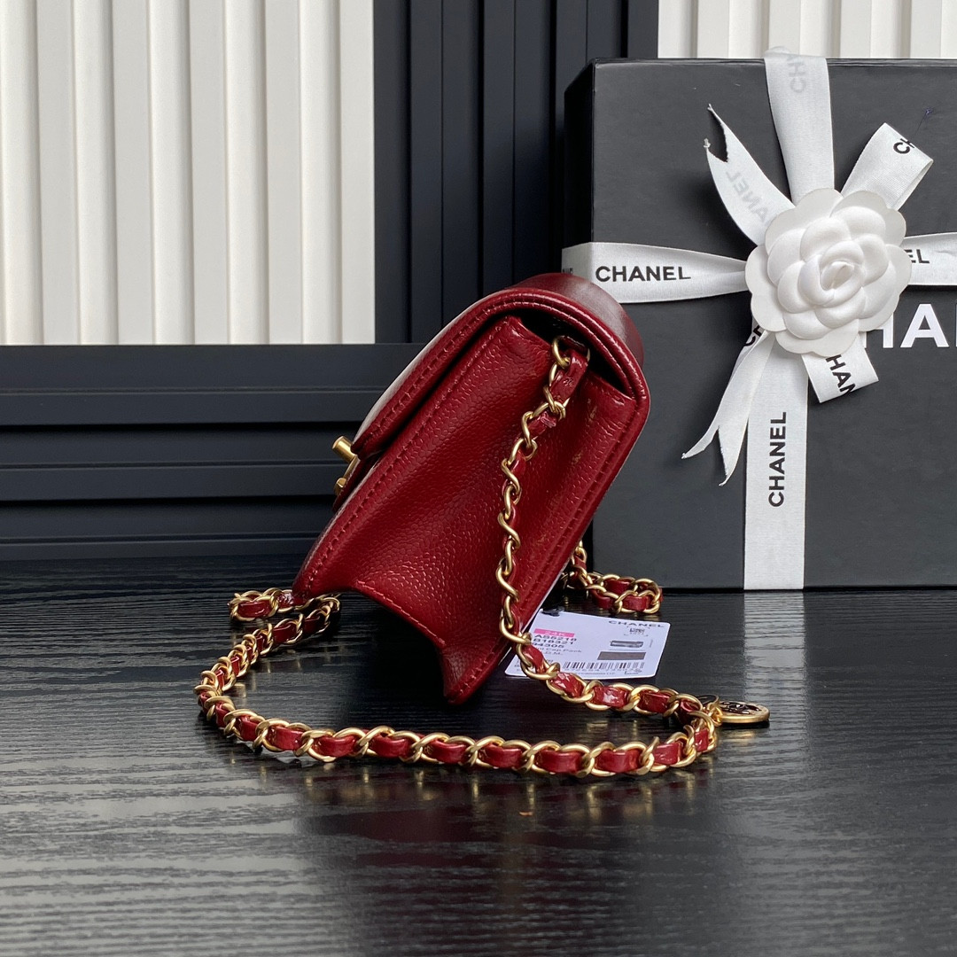 CHANEL MINI FLAP BAG 13×17.5×6cm