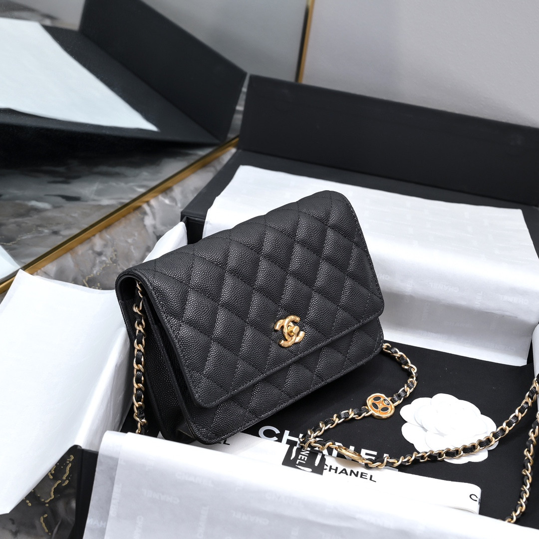 CHANEL WOC CLASSIC WALLET ON CHAIN 19cm