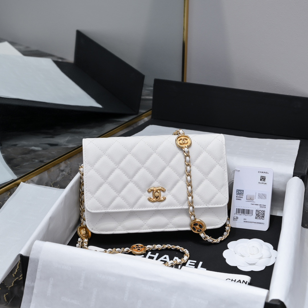 CHANEL WOC CLASSIC WALLET ON CHAIN 19cm