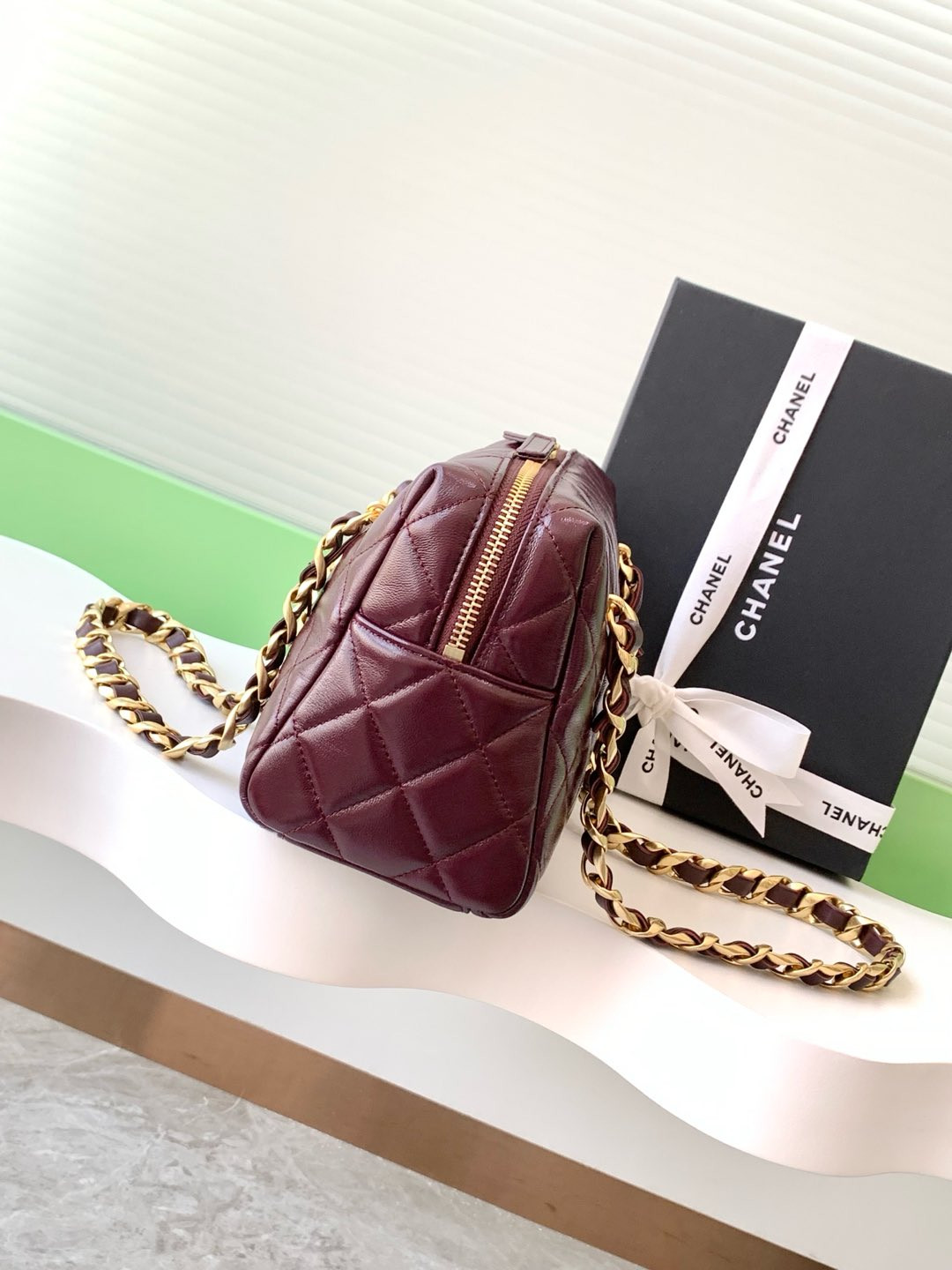 Chanel Bowling Bag 15x25x11cm