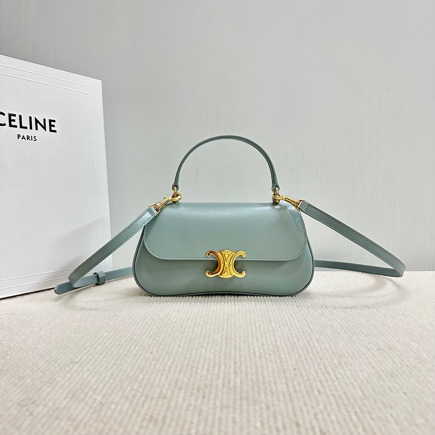 Celine TEEN CELINE LOLA IN shiny calfskin 20x11.5x5cm