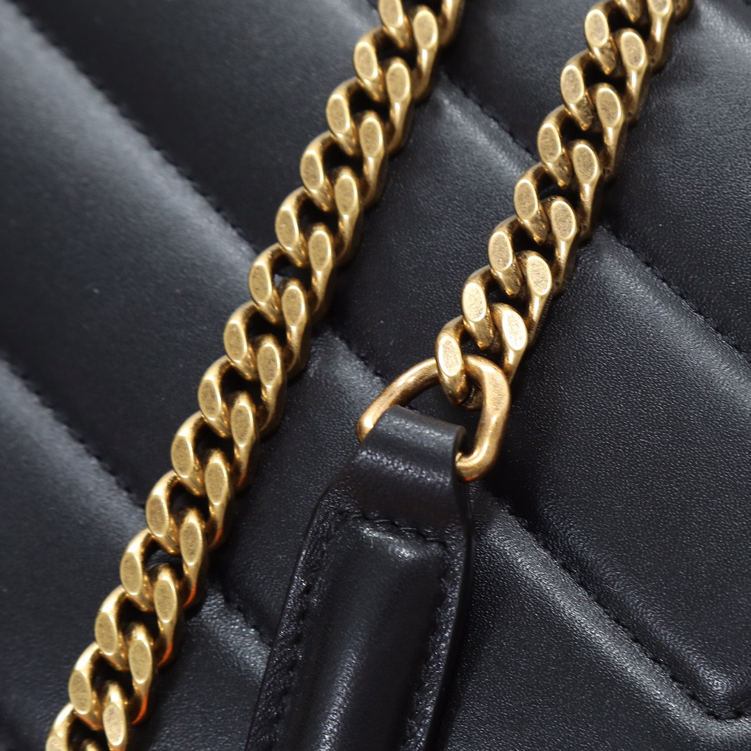 YSL LOULOU medium in MATELASSÉ lambskin 29x17x8cm