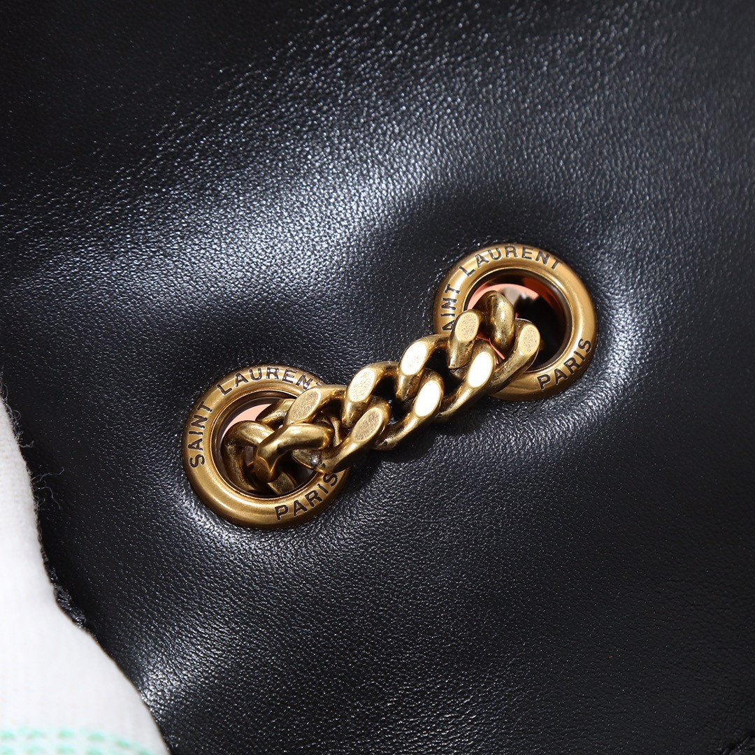 YSL LOULOU medium in MATELASSÉ lambskin 29x17x8cm