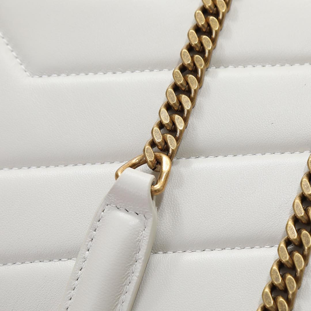 YSL LOULOU medium in MATELASSÉ lambskin 29x17x8cm