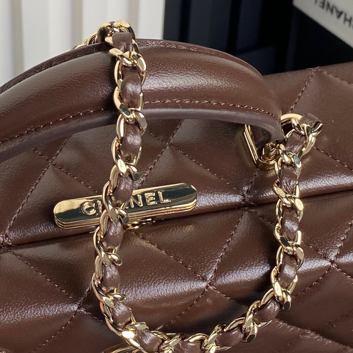 Chanel Small Box Bag 12.5x18x6.5cm