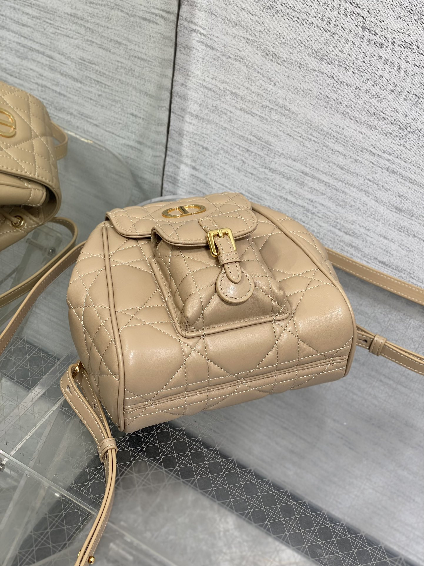 DIOR CARO Backpack 20x8x18cm
