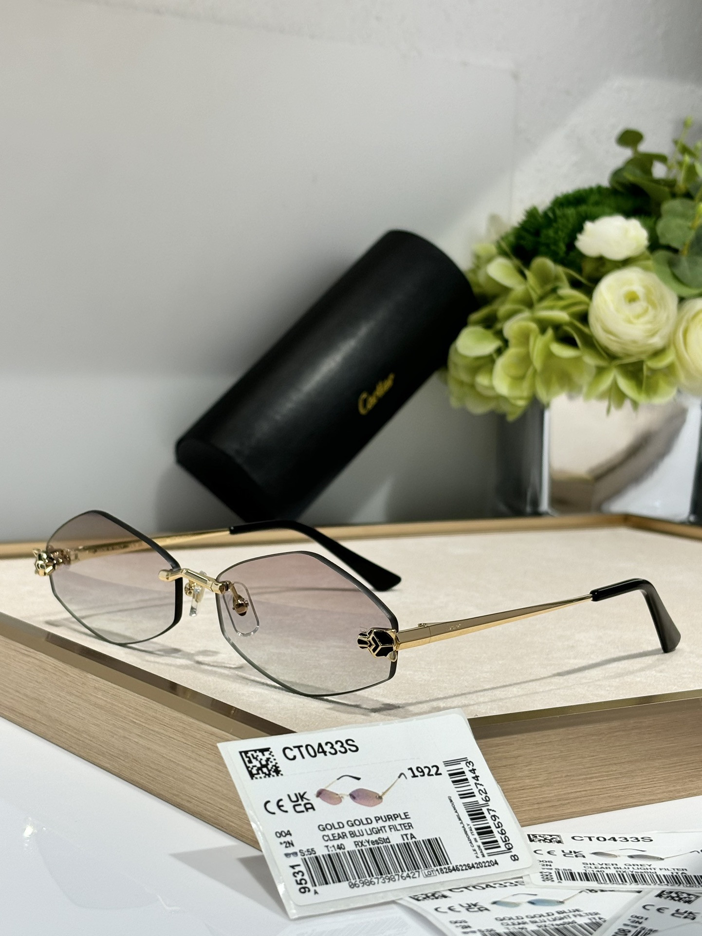Cartier Glasses CT0433S 55-22-140