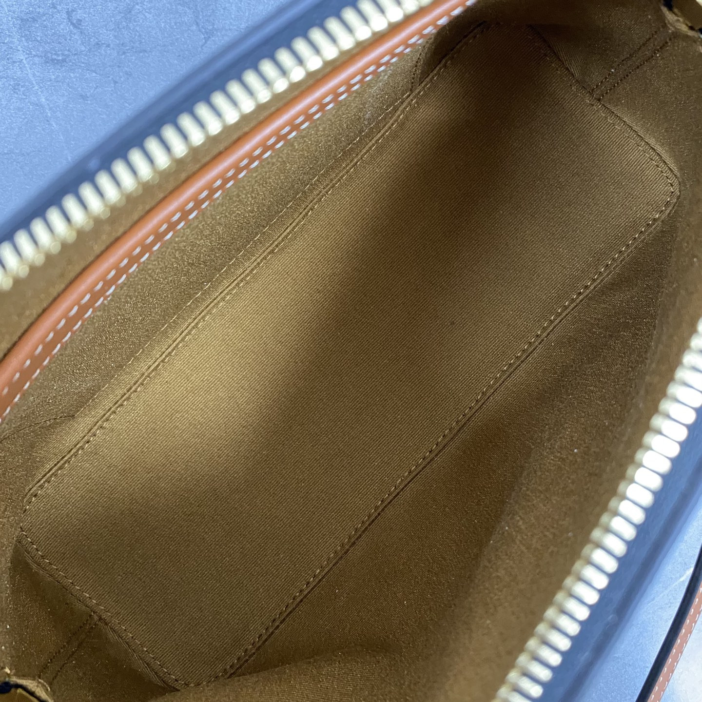 Celine Small Bowling in Triomphe canvas and calfskin 25x17x10cm