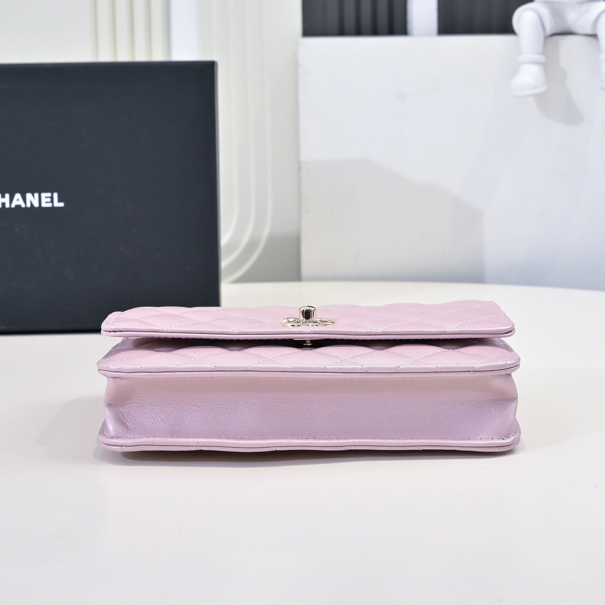 CHANEL SPRING-SUMMER 2025 PRE COLLECTION WALLET ON AP4537 19.5 × 13 × 3.5cm