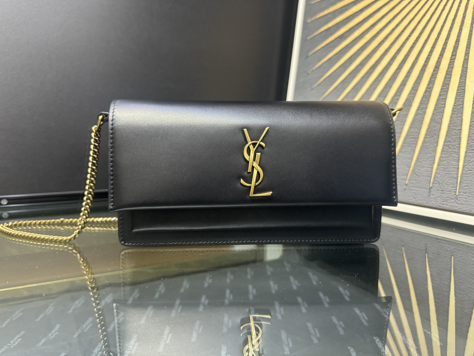 YSL Sumset Clutch (Box) 810997 22x12x2cm