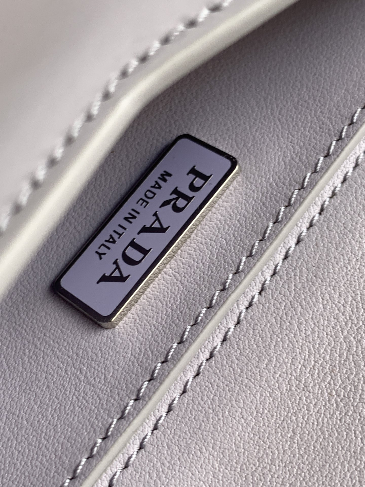 Prada Brushed Leather Shoulder Bag 17x 9.5x3.5cm