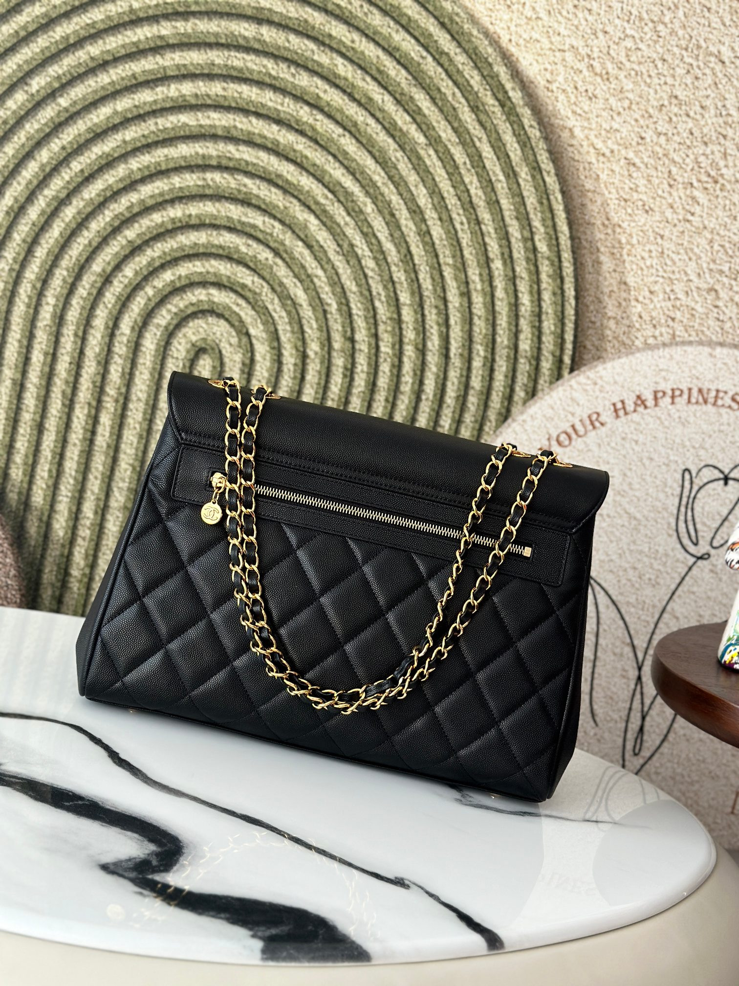 Chanel shoulder chain bag  33x11x23cm