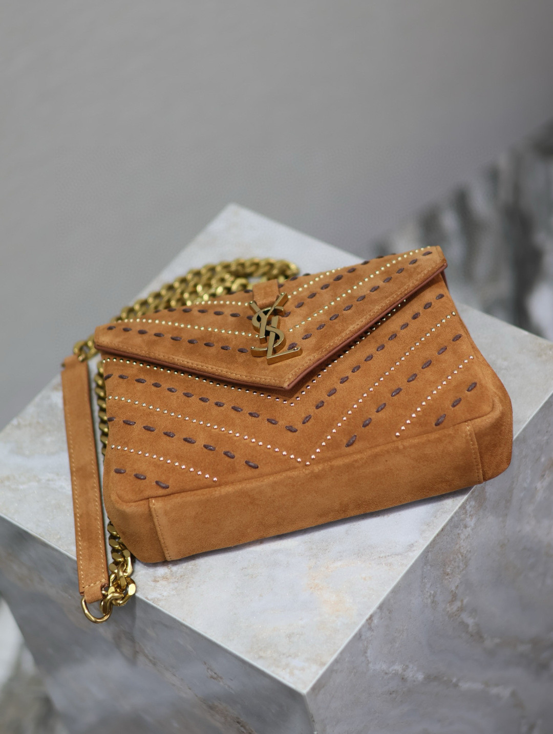 YSL Monogram COLLEGE MEDIUM BAG 24x17x6cm