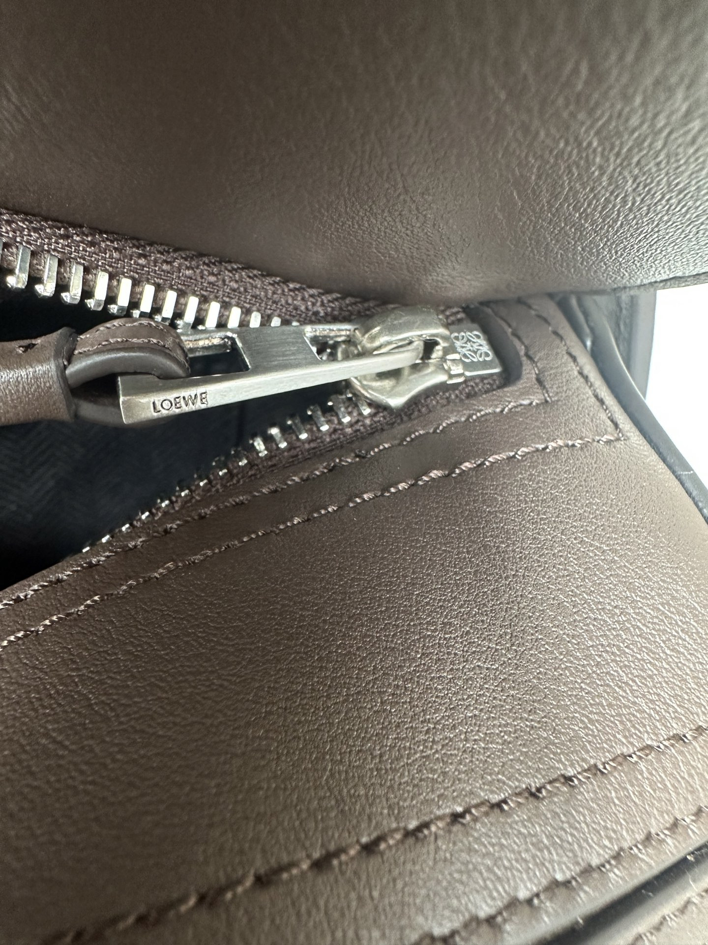 Loewe Small Puzzle Biker bag in shiny calfskin 16.5x24x10.5cm