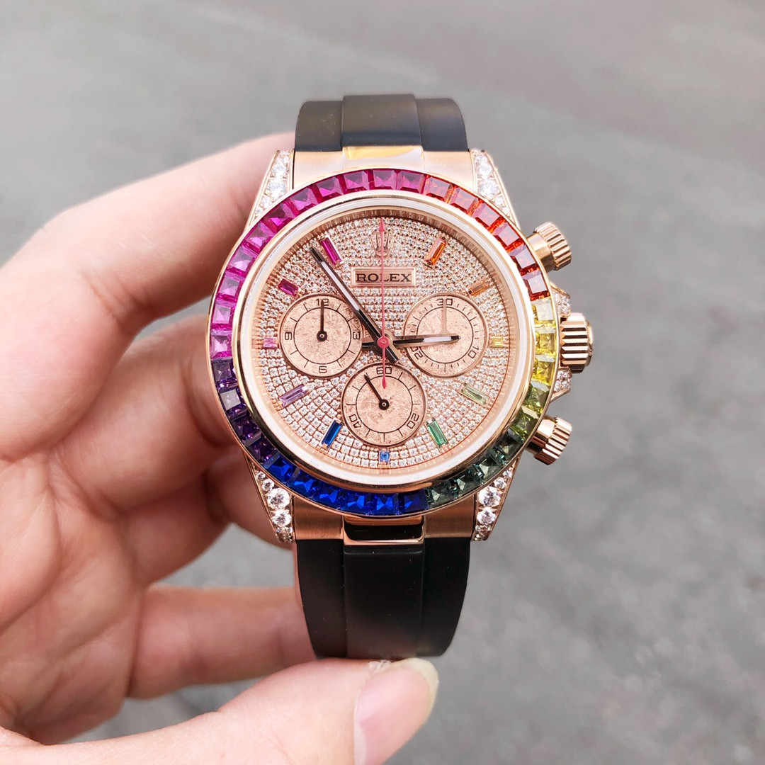 Rolex Oyster Perpetual Cosmograph Rainbow Daytona 40mm