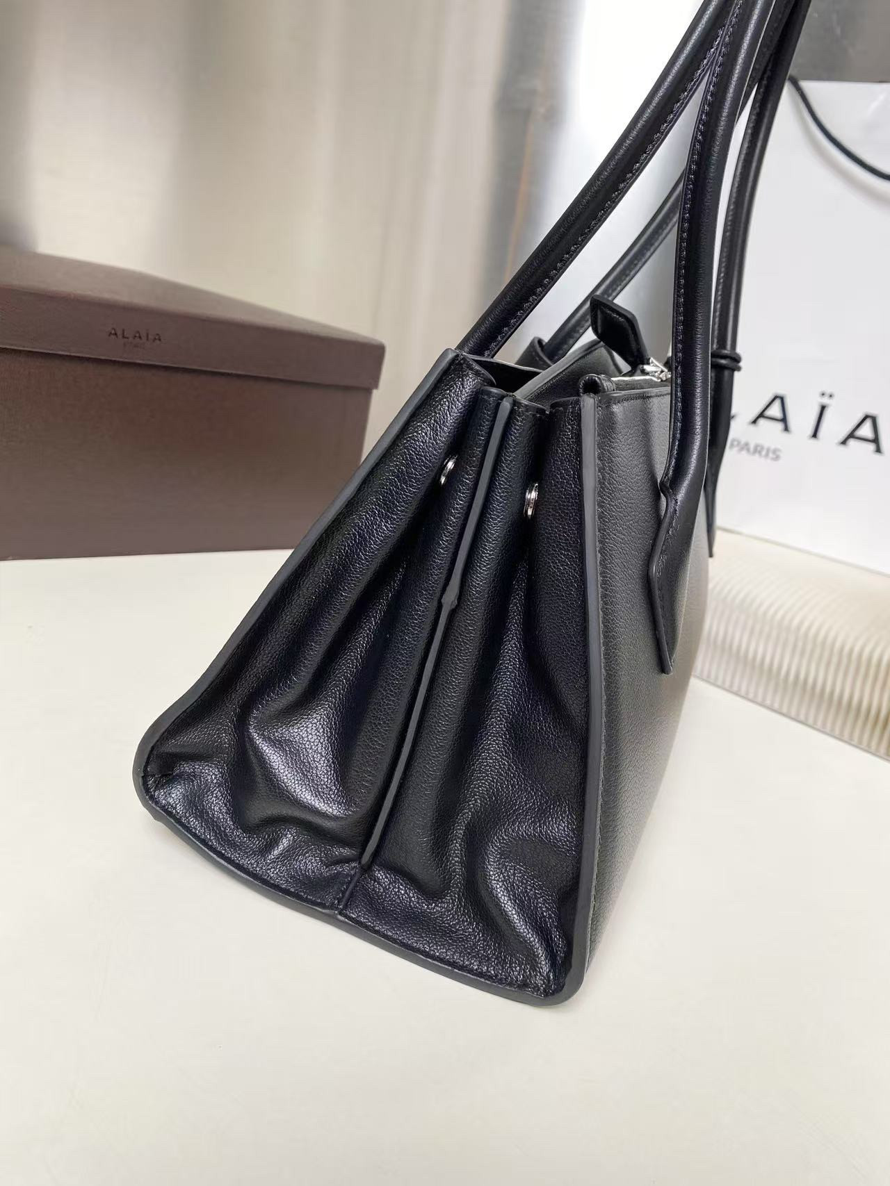 ALAÏA LE TECKE Small Double-Zip Bag 32x13x15cm