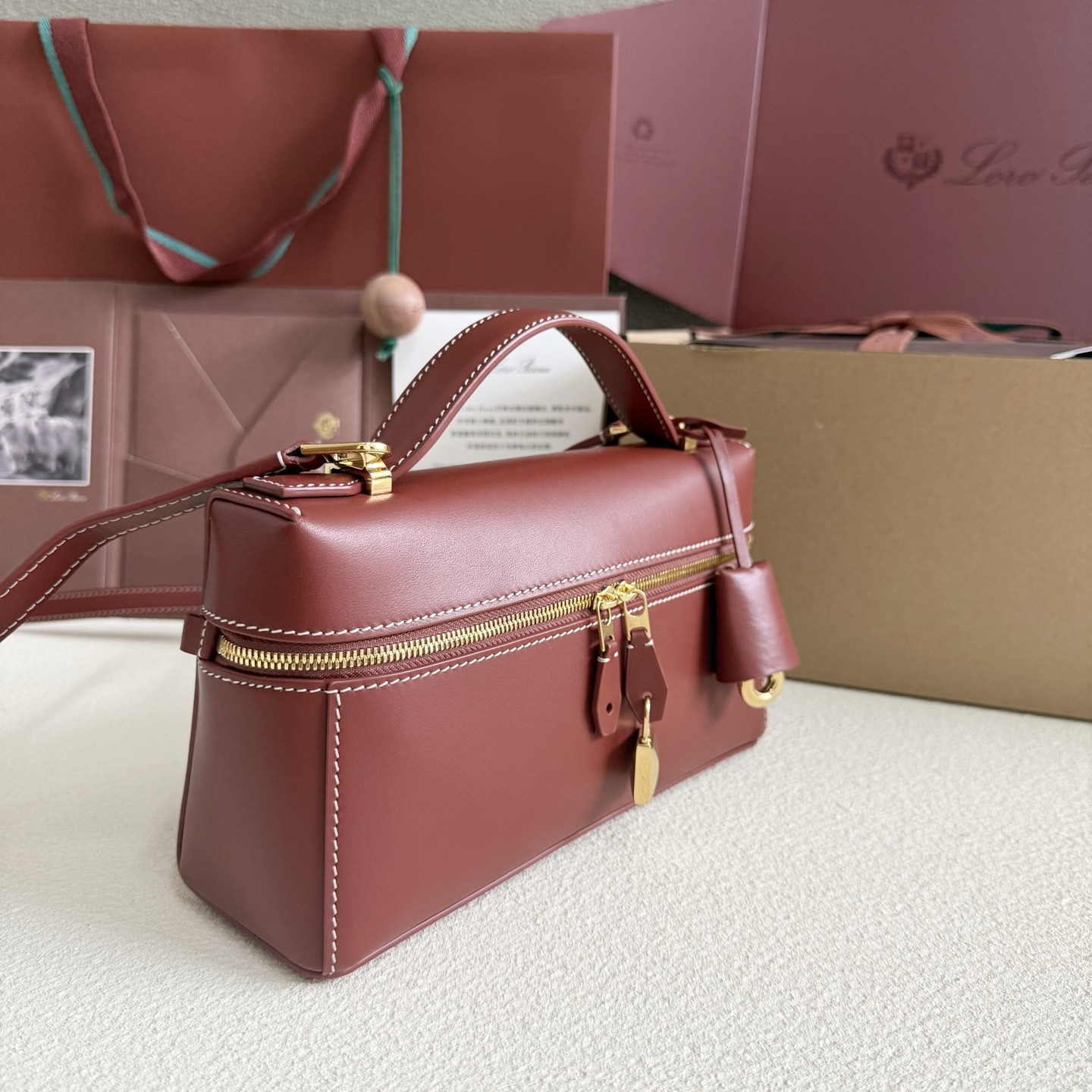 Loro Piana Extra Bag L23 23x12x7cm