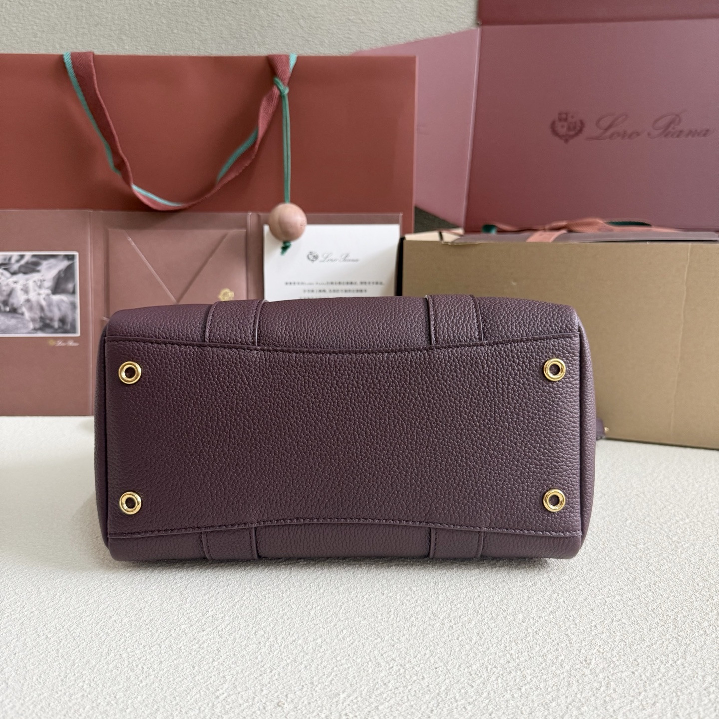 Loro Piana Loom L25 Calfskin 25x18x12.5cm