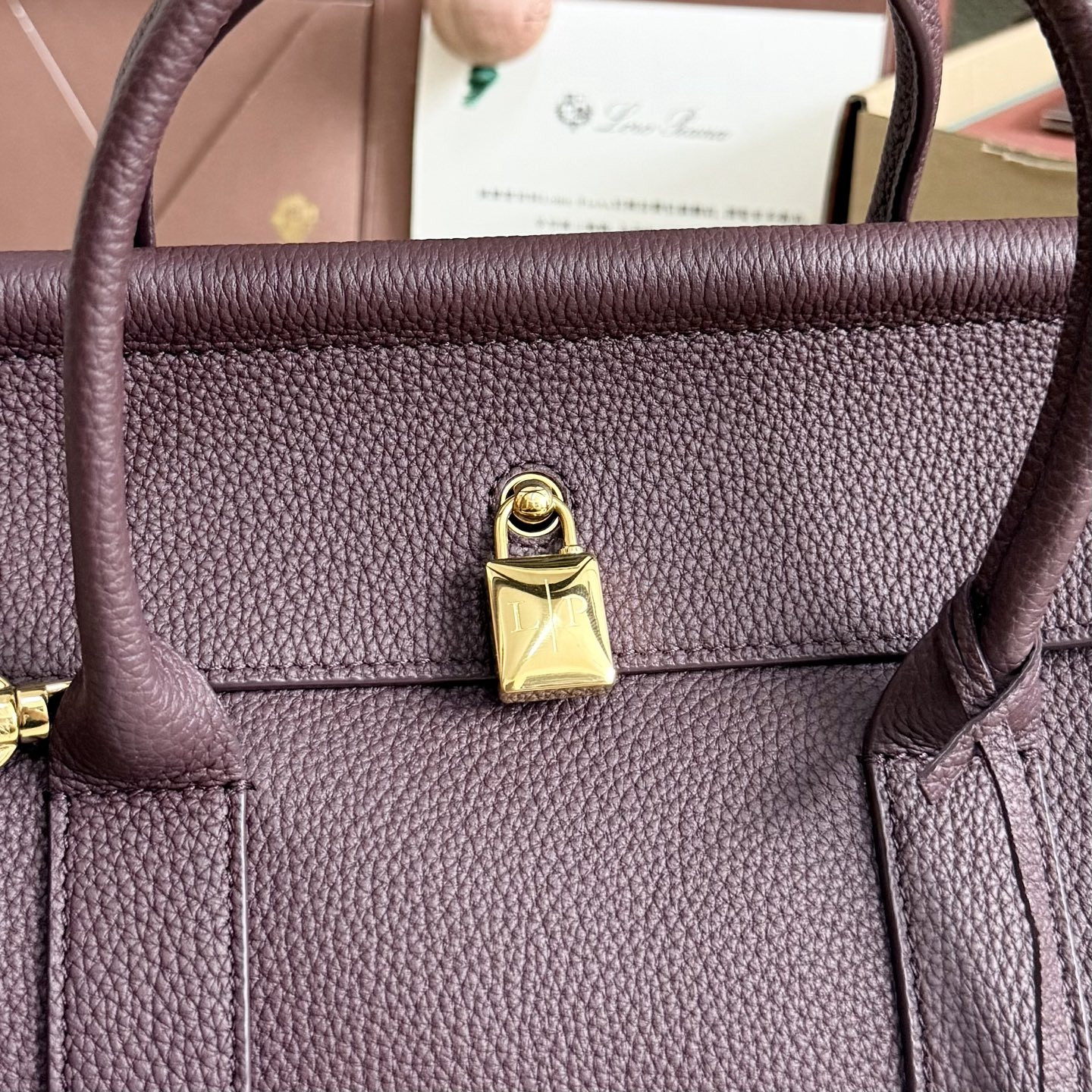 Loro Piana Loom L25 Calfskin 25x18x12.5cm