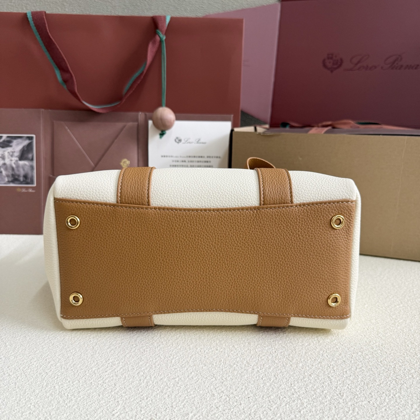 Loro Piana Loom L25 Calfskin 25x18x12.5cm