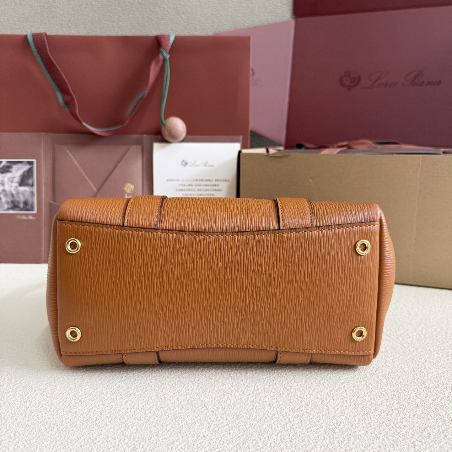 Loro Piana Loom L25 Calfskin 25x18x12.5cm