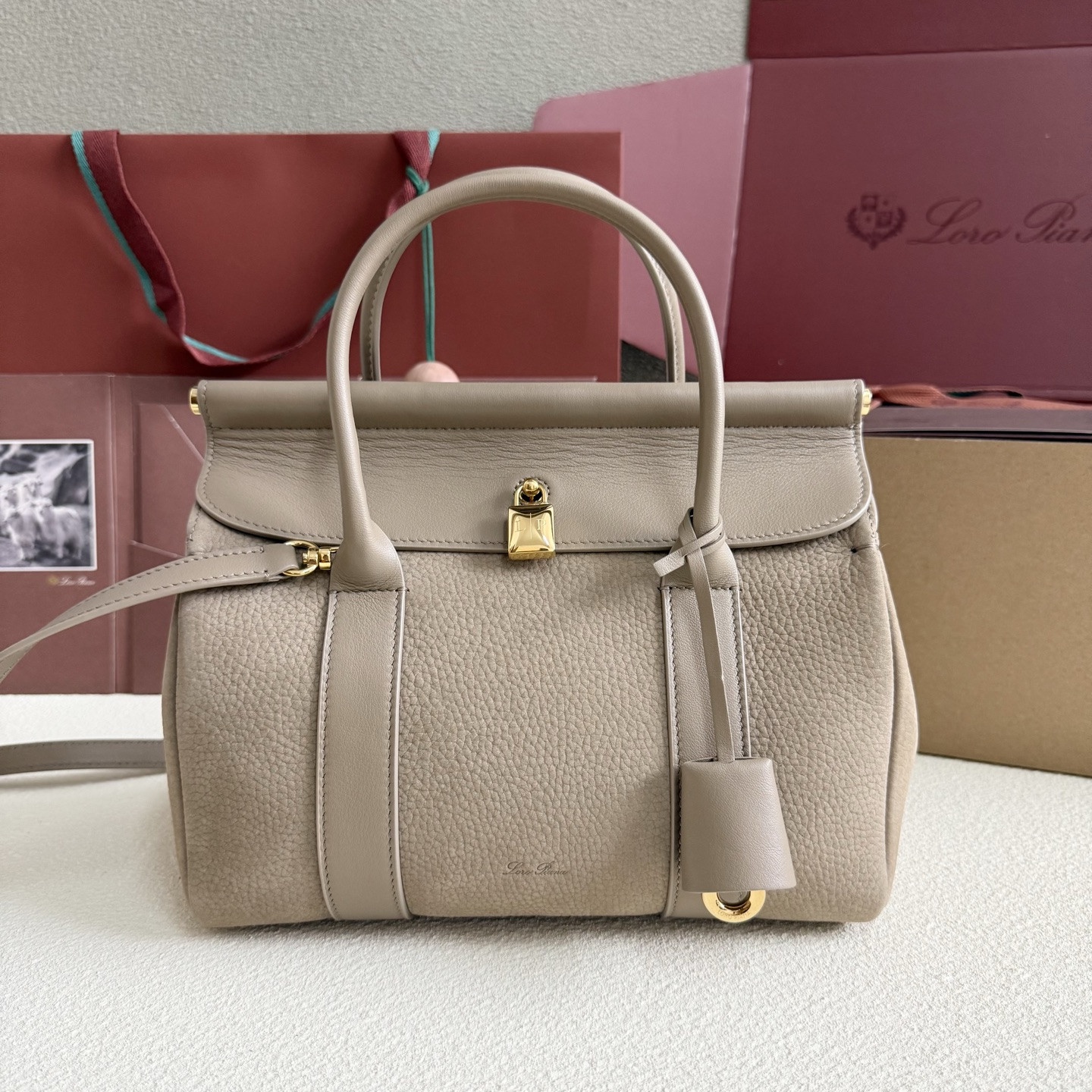 Loro Piana Loom L25 Calfskin 25x18x12.5cm