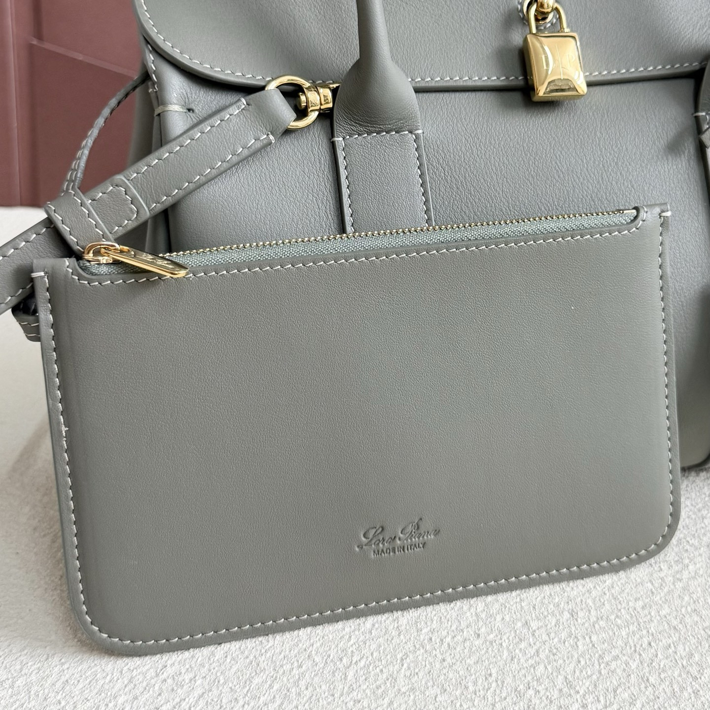 Loro Piana Loom L25 Calfskin 25x18x12.5cm