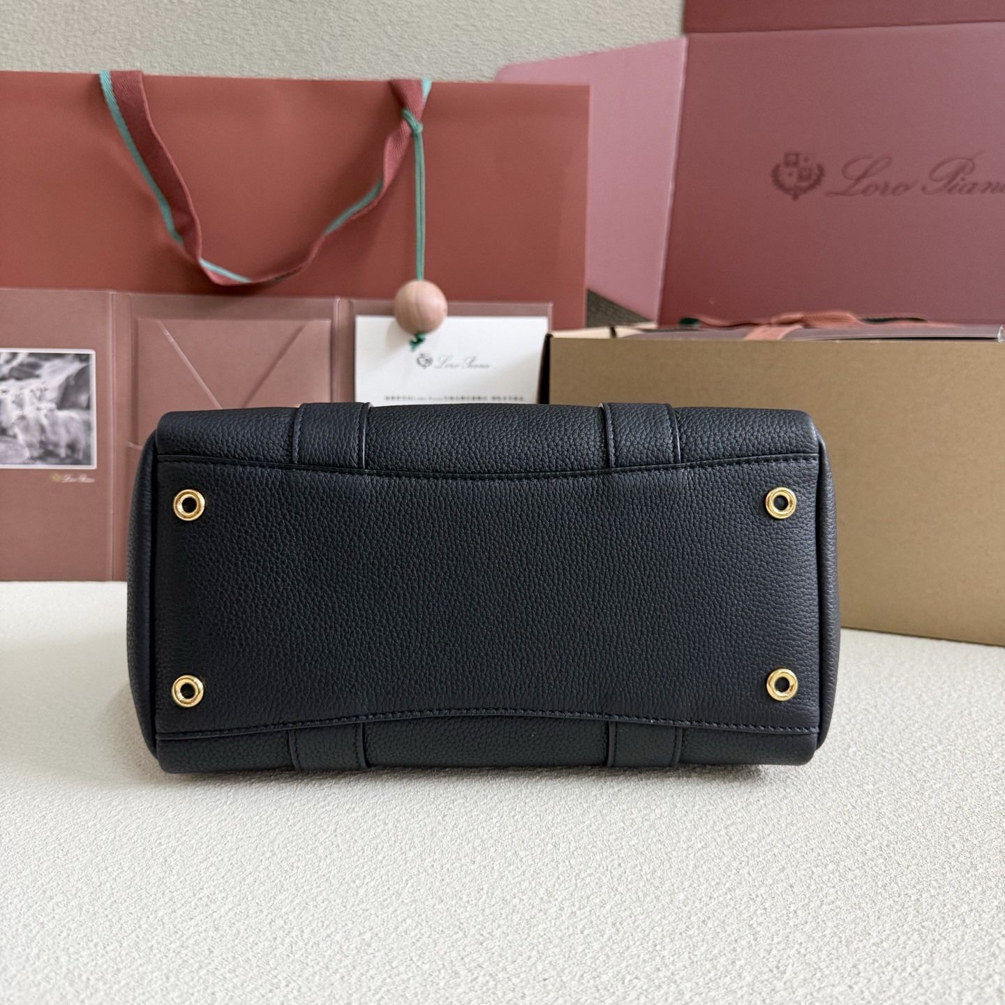 Loro Piana Loom L25 Calfskin 25x18x12.5cm