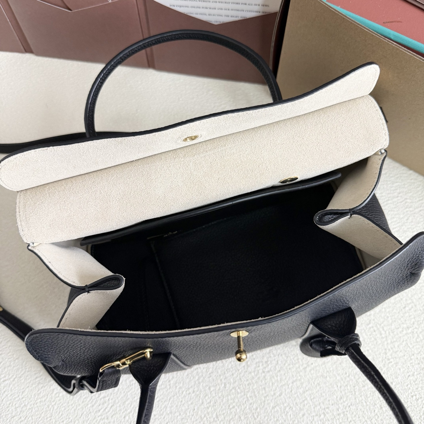 Loro Piana Loom L25 Calfskin 25x18x12.5cm