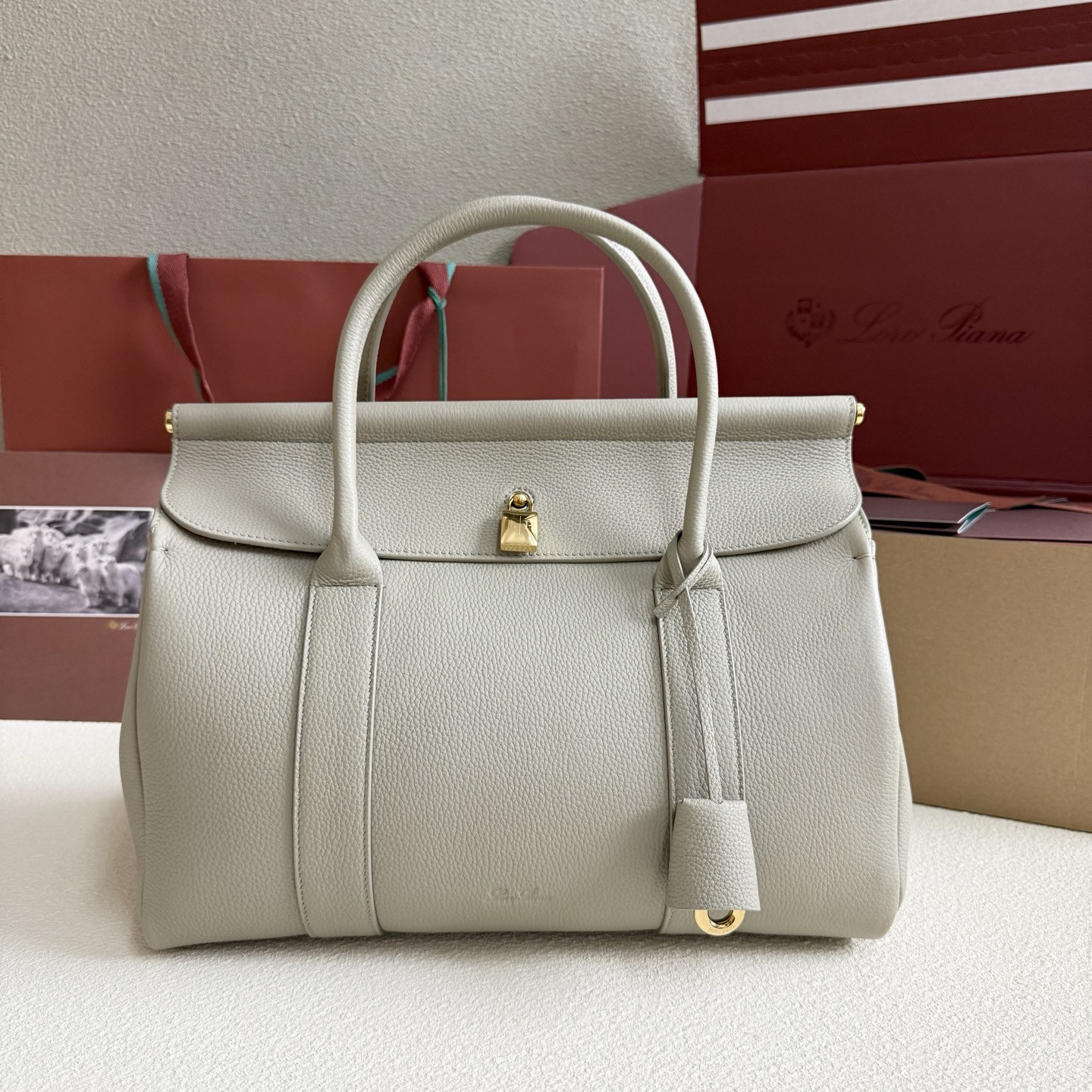 Loro Piana Loom L32 Calfskin 33x23x18cm