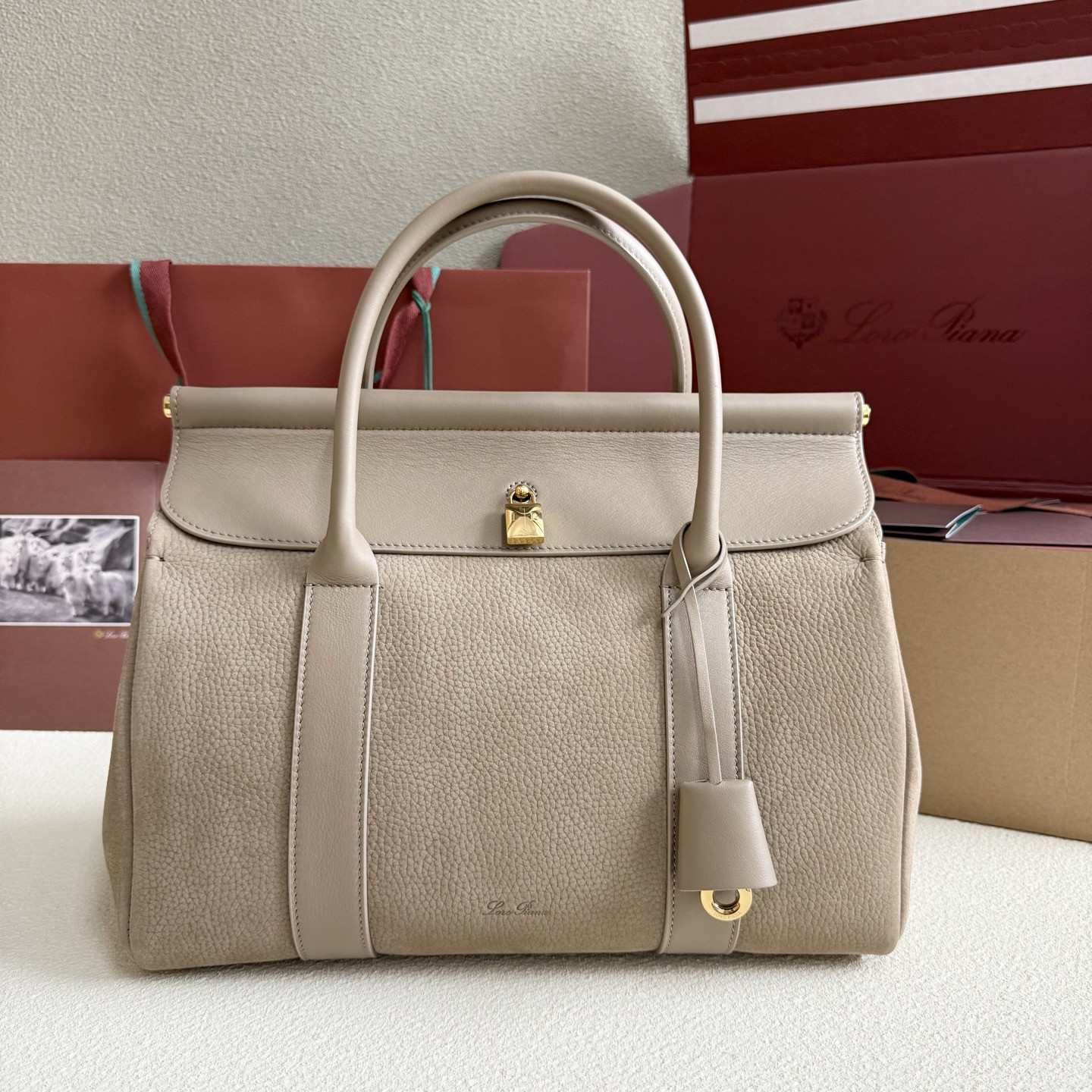 Loro Piana Loom L32 Calfskin 33x23x18cm