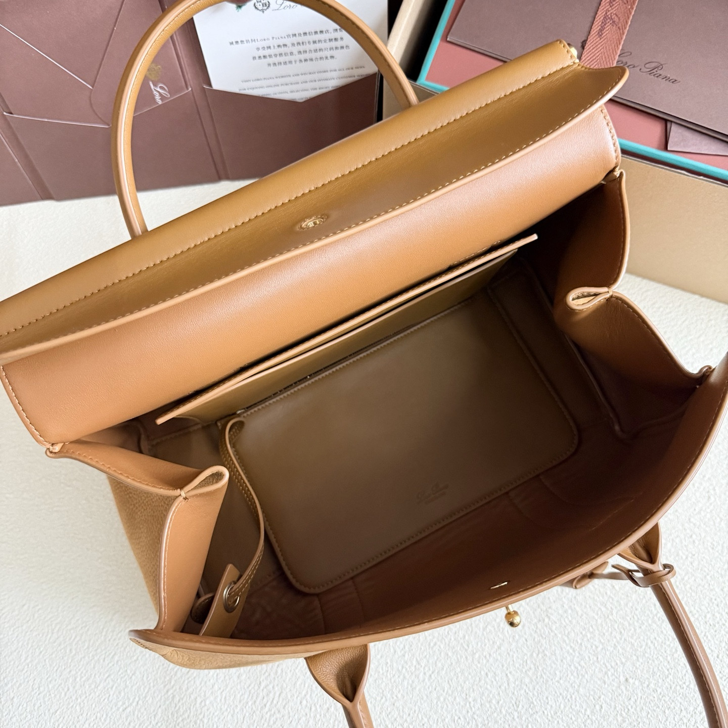 Loro Piana Loom L32 Calfskin 33x23x18cm