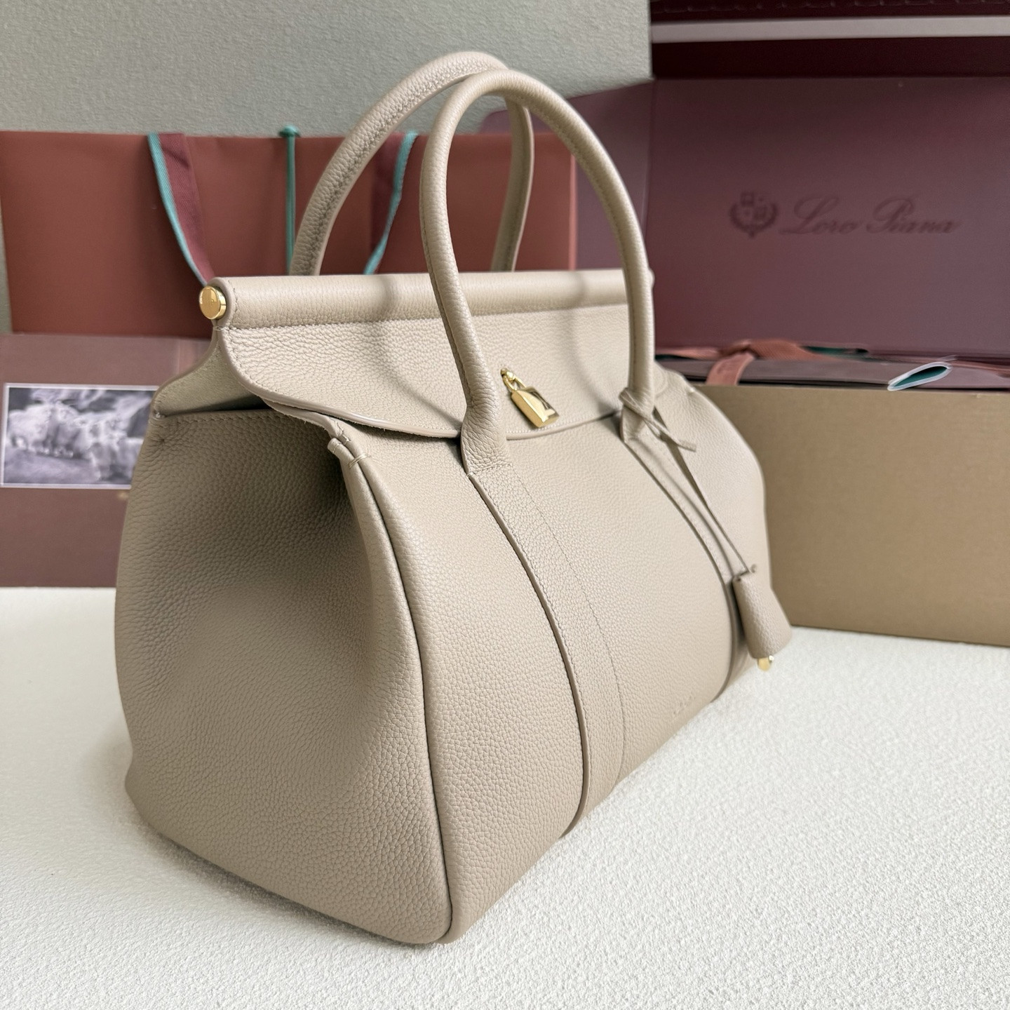 Loro Piana Loom L32 Calfskin 33x23x18cm