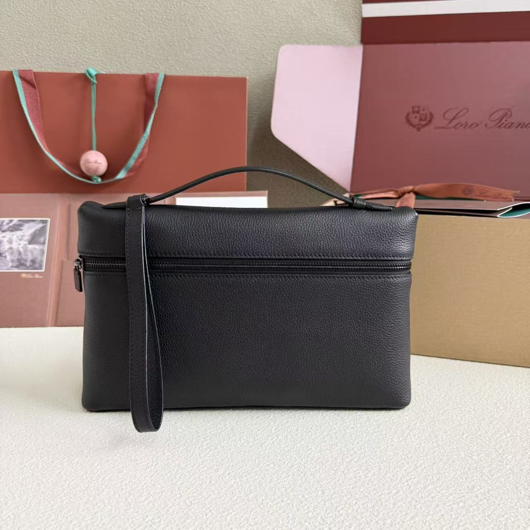 Loro Piana Extra pouch L29 29x18x5cm