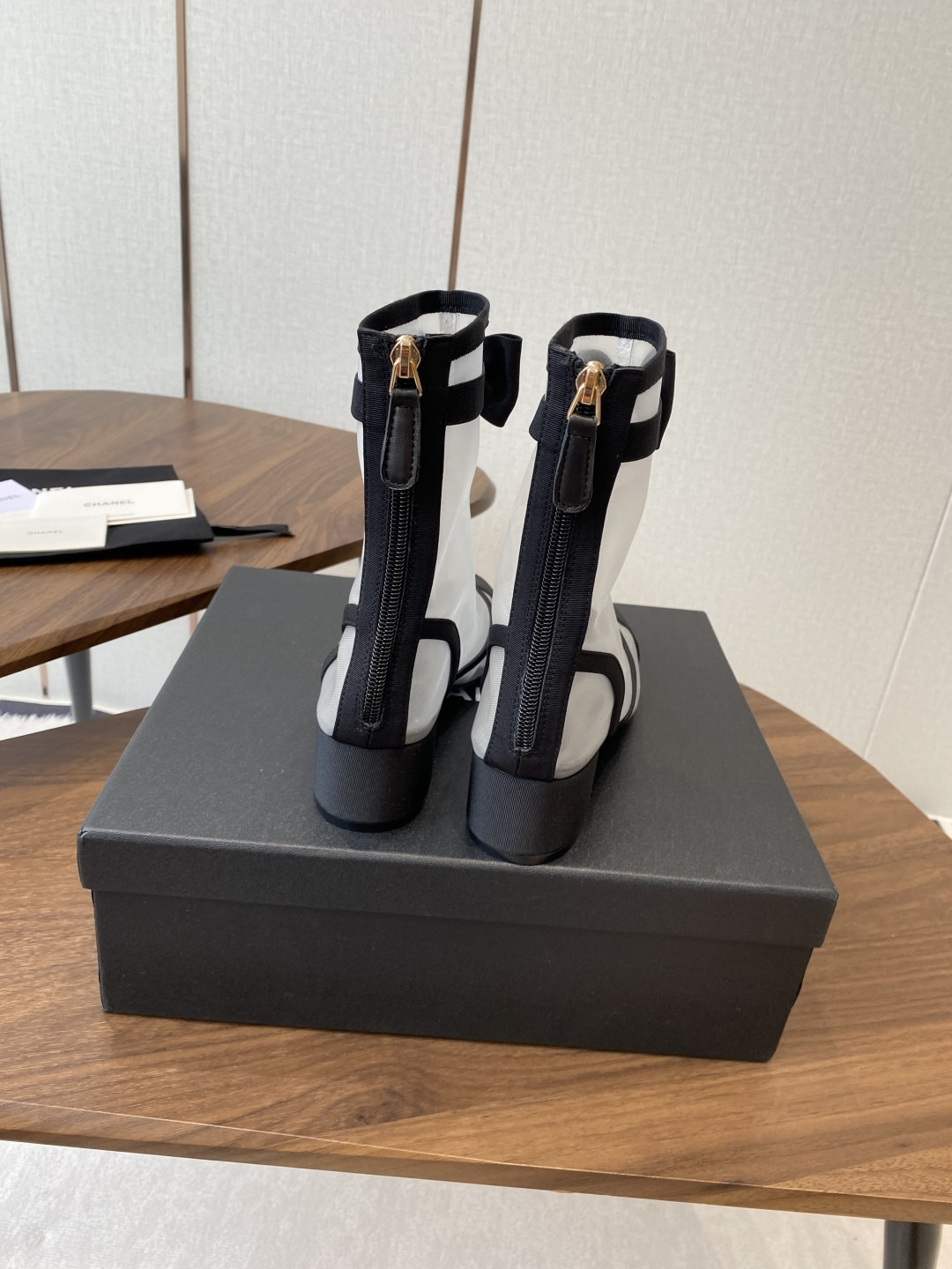 UA Chanel Short Boots 5cm Heel