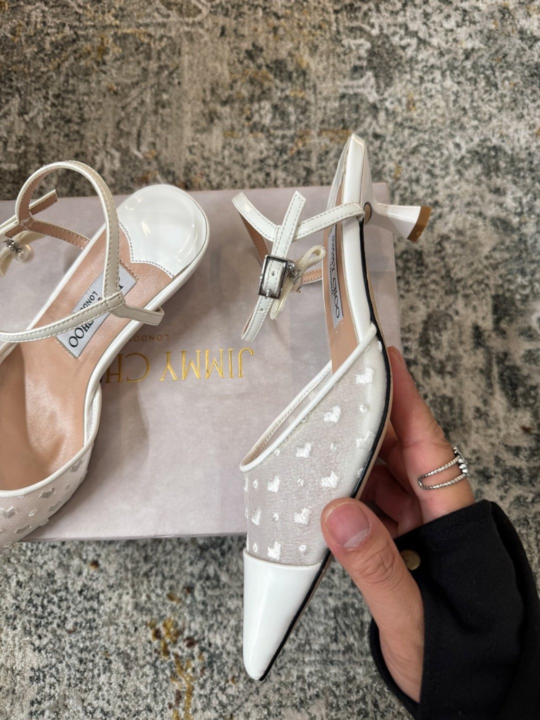 UA Jimmy Choo Aren Slingbacks 4.5cm