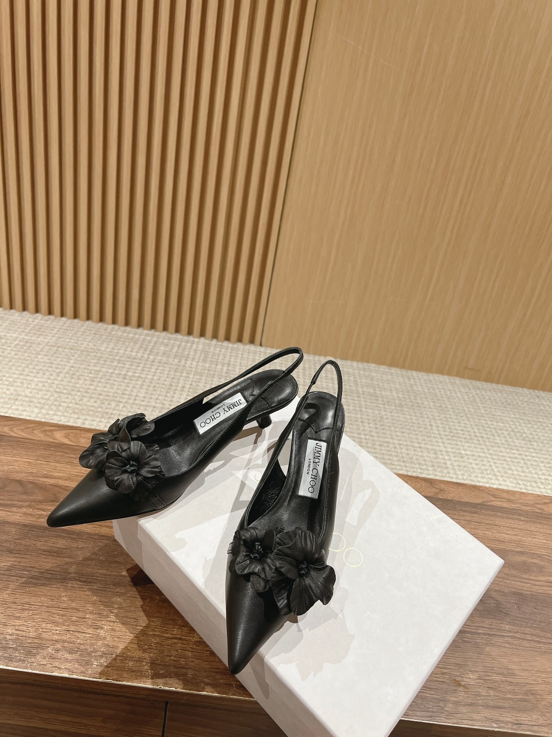 UA Jimmy Choo ROSALIA FLOWERS Slingbacks 4.5cm