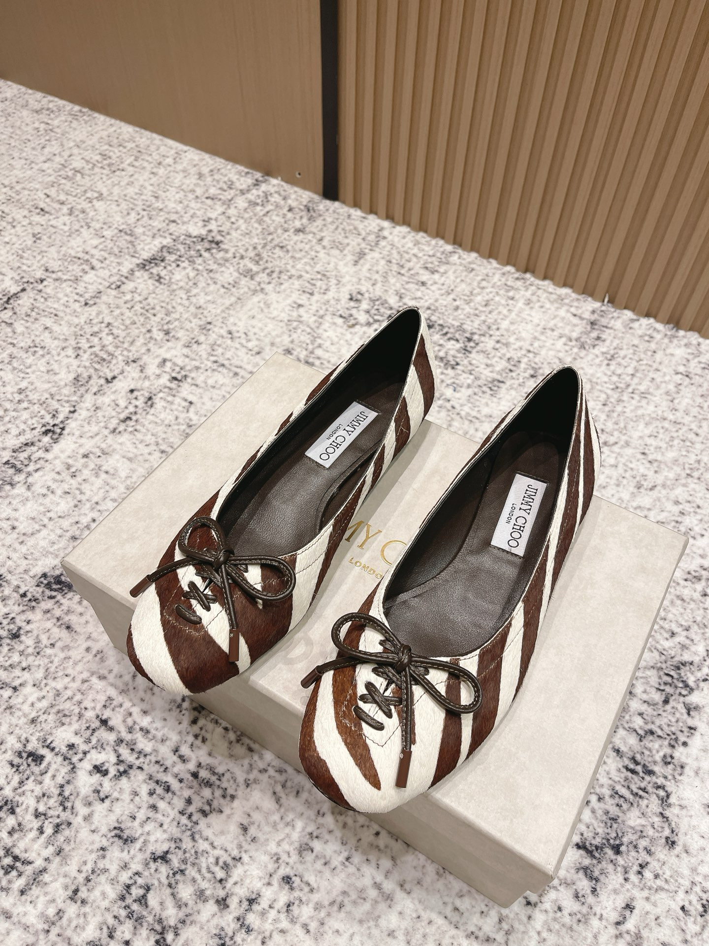 UA Jimmy Choo Scarlett Ballerina Flats