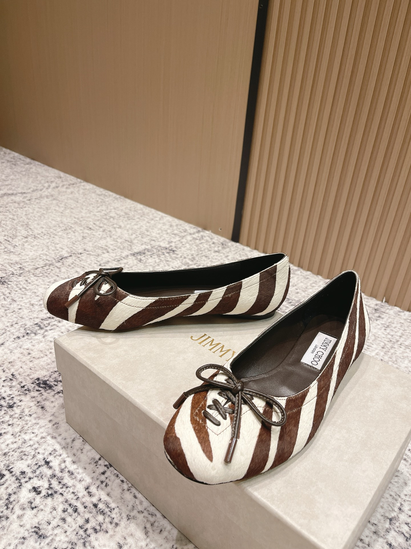 UA Jimmy Choo Scarlett Ballerina Flats