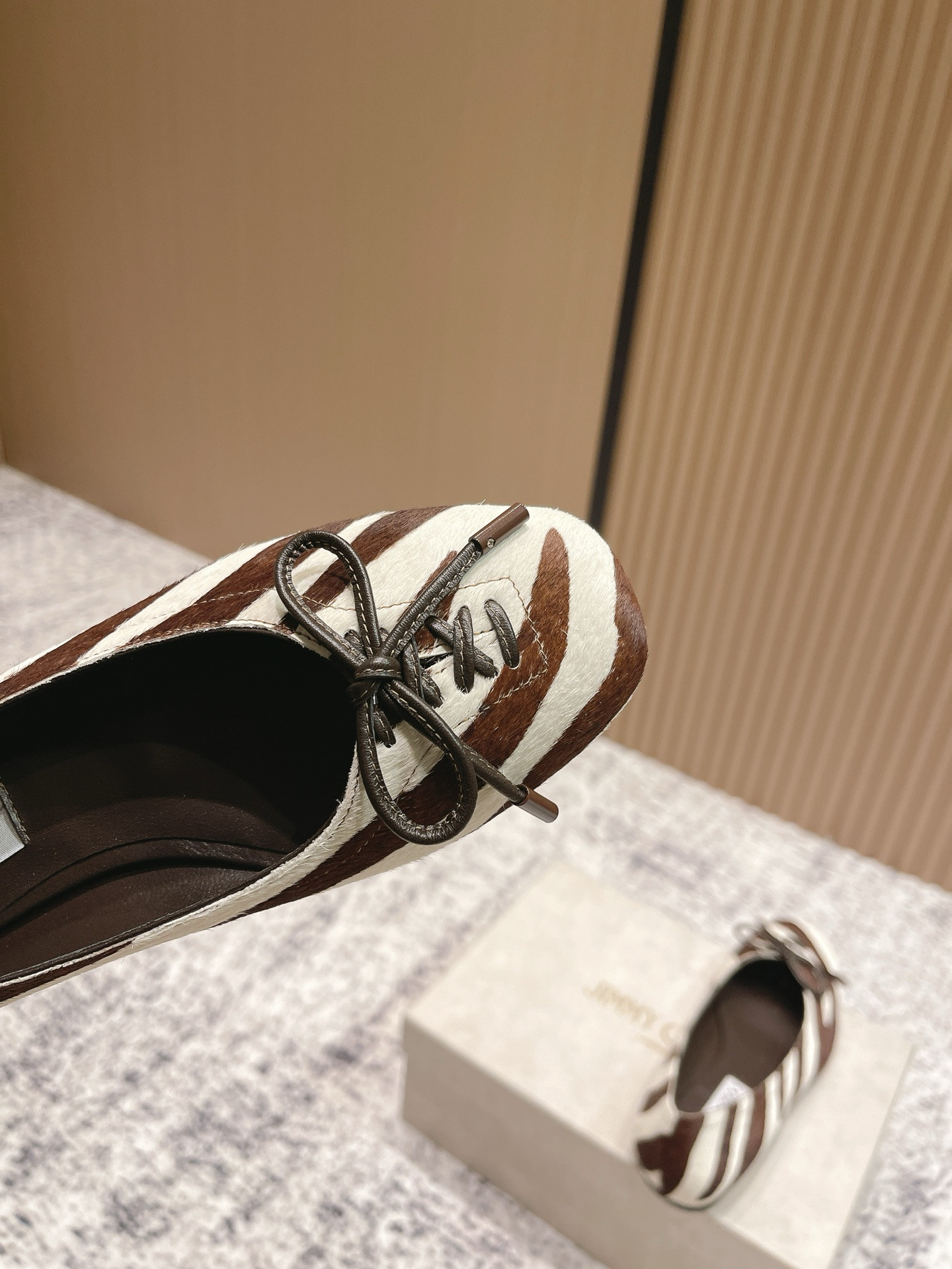 UA Jimmy Choo Scarlett Ballerina Flats