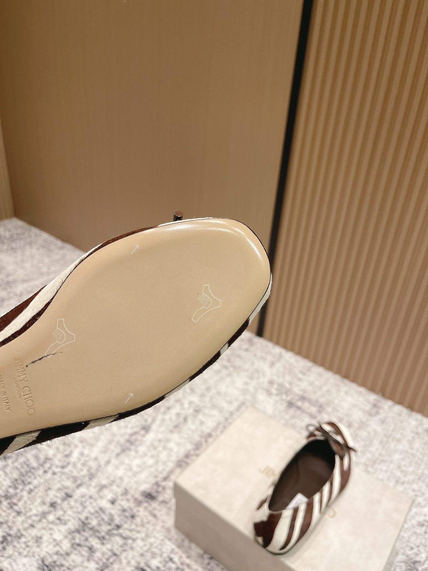 UA Jimmy Choo Scarlett Ballerina Flats