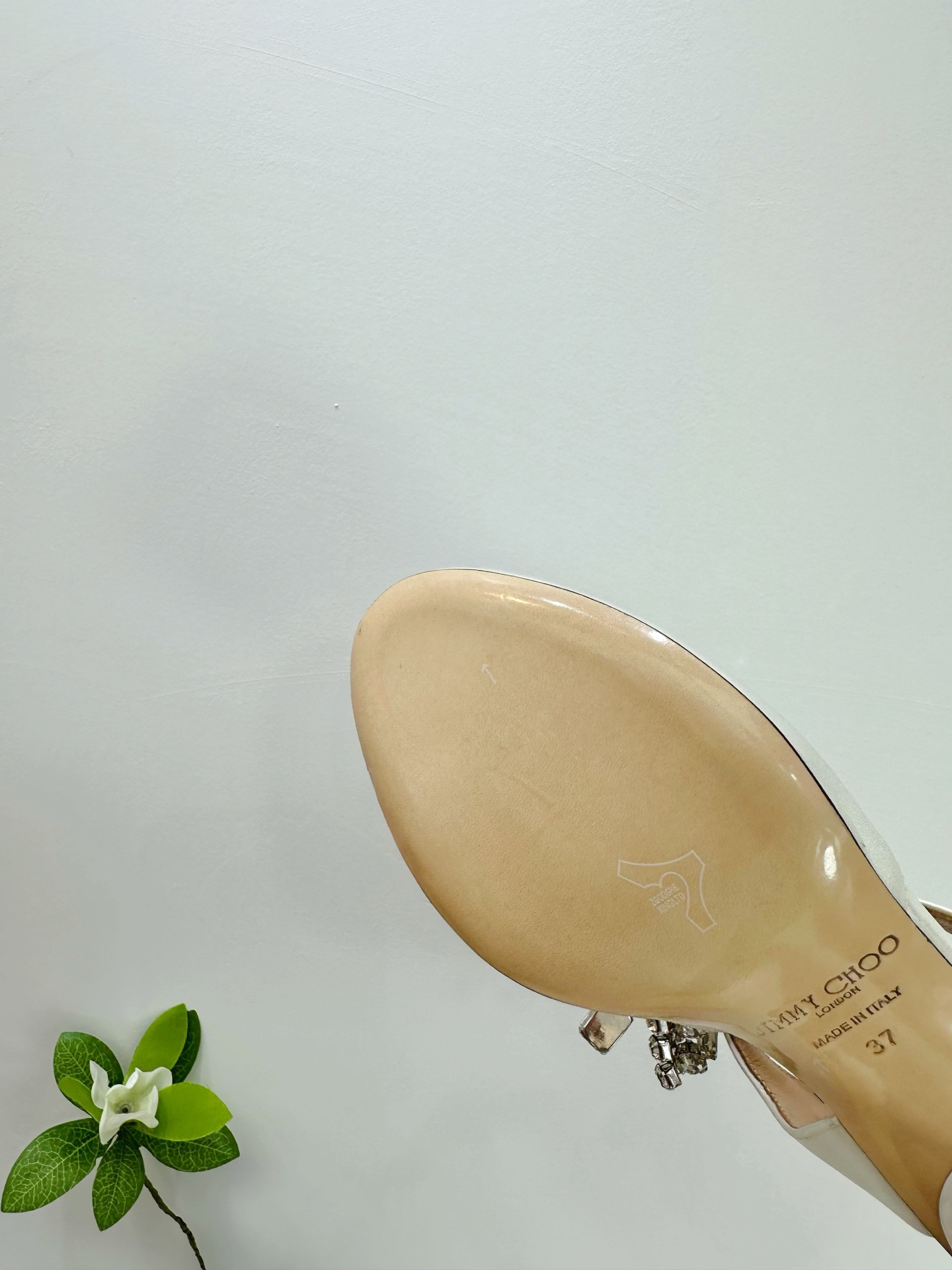 UA Jimmy Choo Verity Glitter Slingbacks 8.5cm