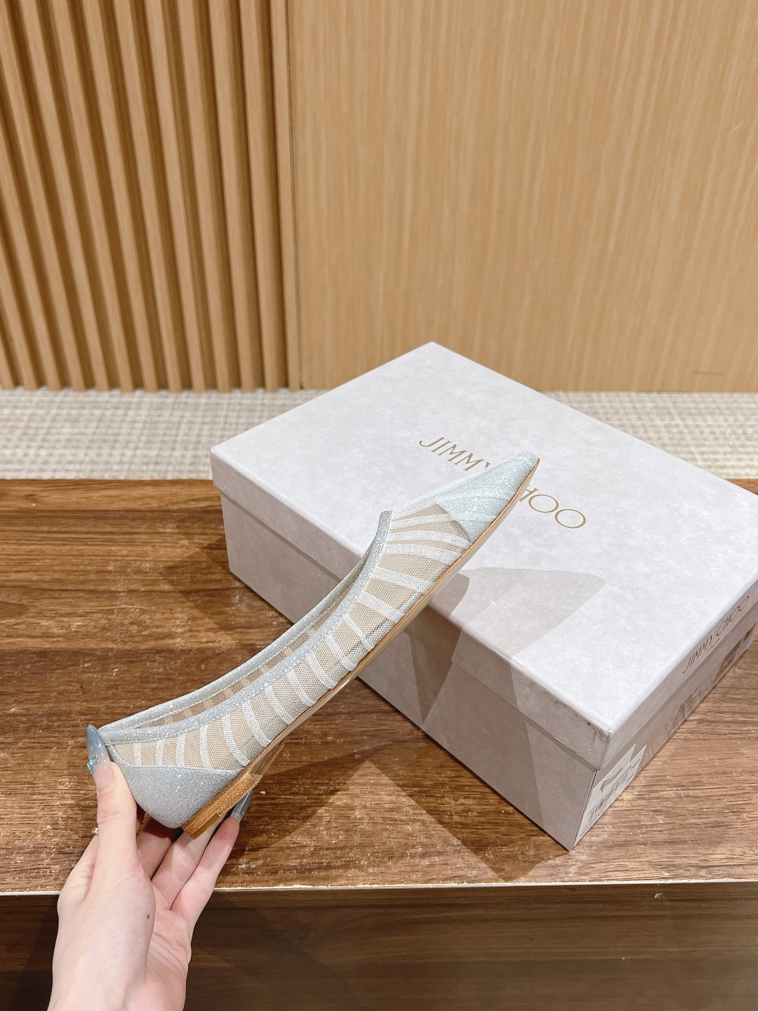 UA Jimmy Choo Flat Shoes