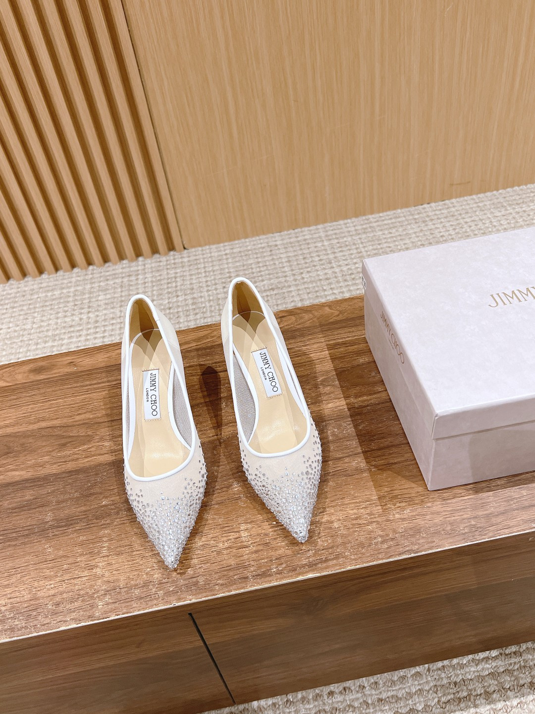 UA Jimmy Choo Pointed Pumps 6.5cm